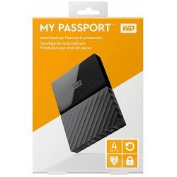 EHDD 4TB WD 2.5" MY PASSPORT BLACK