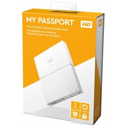 EHDD 1TB WD 2.5" MY PASSPORT WHITE
